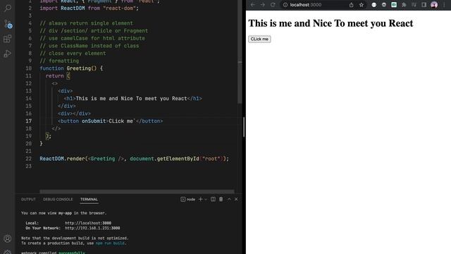 React အခြေခံ - 04 : JSX Rules | Myanmar смотреть онлайн