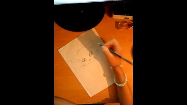 Рисуем аниме кота| Контурное изображение смотреть онлайн