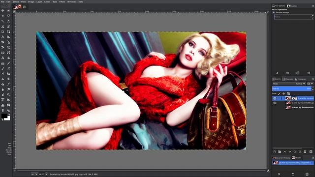 #Scarlett #Johannson: #Soft #Dreamy #Effect with #Gimp 2.9.8 смотреть онлайн