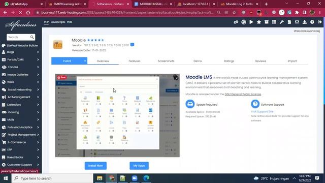 Instalasi Moodle 3.11.6 Online смотреть онлайн