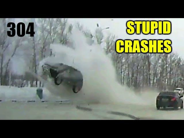Stupid driving mistakes 304 (January 2019 English subtitles) смотреть онлайн