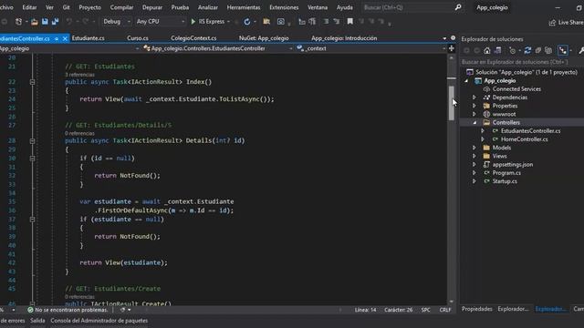 Asp.Net Core (Crear Modelos, Controllers y vistas con una base de datos ya creada en SQL SERVER) смотреть онлайн