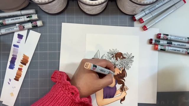 Copic Coloring Prima Marketing Princesses Collection - Coco смотреть онлайн