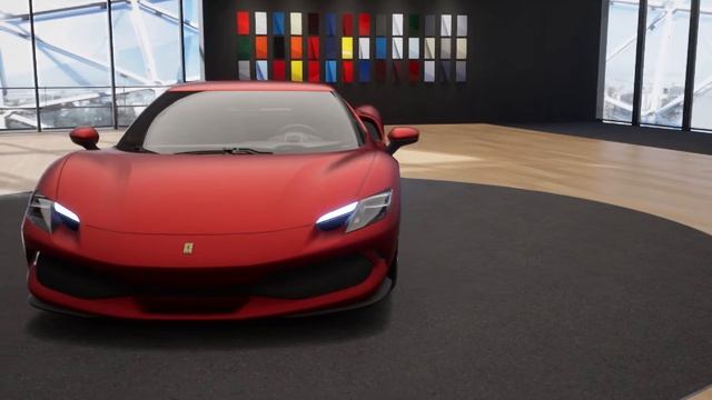 Ferrari 296 GTB Rosso Ferrari F1-75 Opaco (Build) смотреть онлайн