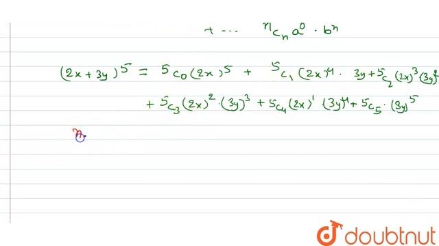 (2x + 3y)^(5) का प्रसार ज्ञात कीजिए ।  | 11 | द्विपद प्रमेय  | MATHS | SHIVLAAL PUBLICATION | Do...