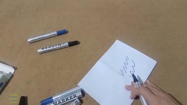 Permanent Marker Pen Office Supply Ms300 Marker.Black And Blue