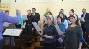 CЛАВА ТЕБЕ, БОЖЕ, ЗА ЛЮБОВЬ И БЛАГОСТЬ - исп. хор (Церковь ЕХБ г. Абакан)