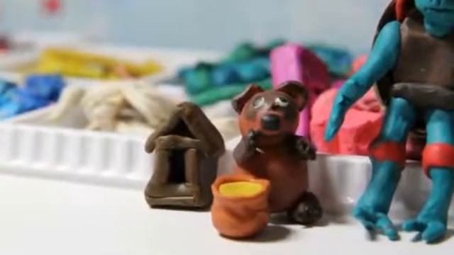 Рабочее место, материалы и инструменты для лепки из пластилина. смотреть онлайн