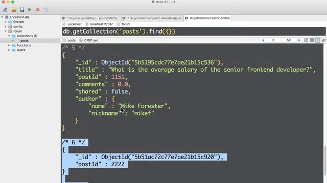 MongoDB Tutorial for Absolute Beginners : 30 Practice deleting Documents in MongoDB смотреть онлайн
