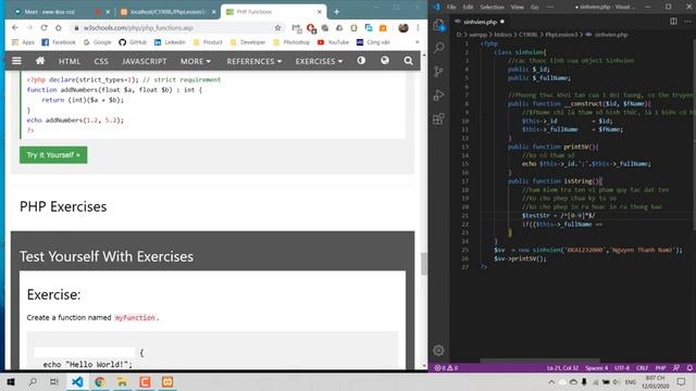 PHP Lesson 3 - OOP overview: Public, $this. , preg_match смотреть онлайн