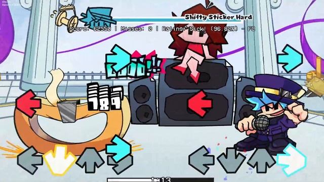FNF vs Tape - The Shifty Sticker (THE ORIGAMI KING v.2.0) смотреть онлайн