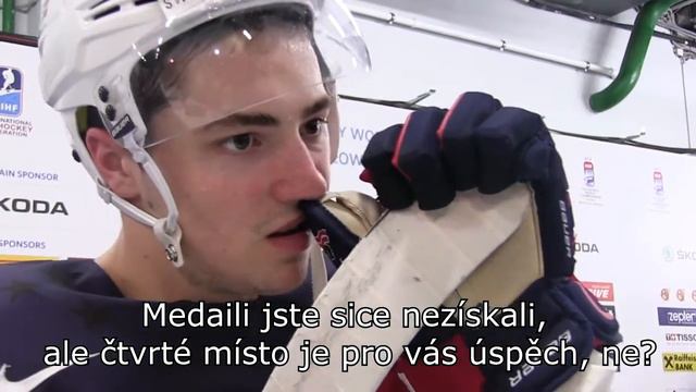 Utkání o bronz: Frank Vatrano po zápase RUSvUSA смотреть онлайн