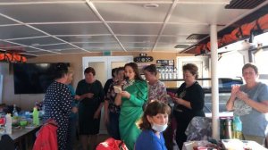 Лейла Галиева на теплоходе в Уфе 2022