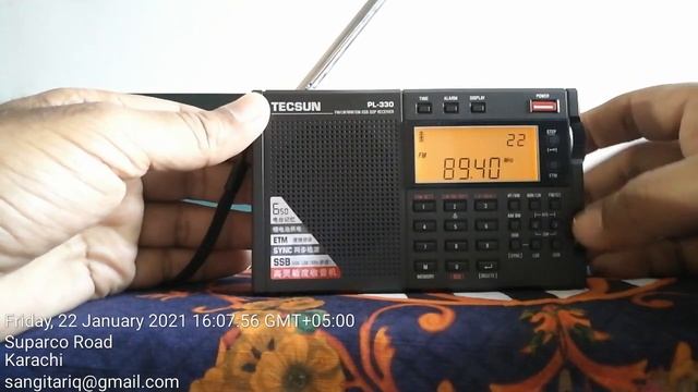 Tecsun PL-330 FM Test смотреть онлайн
