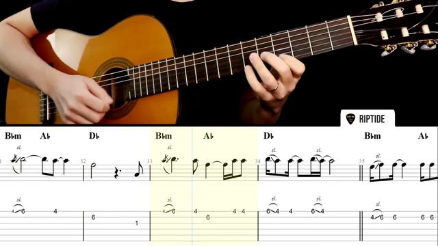 RIPTIDE Guitar Tabs Tutorial (Vance Joy) смотреть онлайн
