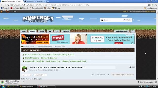 How to Download and Install Mc Edit (Minecraft Map Editor) w/ Commentary смотреть онлайн