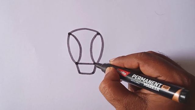 How to draw a Cow face//easy drawing step by step//cow face drawing from 4 dots смотреть онлайн