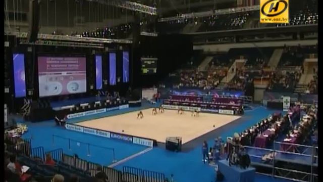 В «Минск-Арене» открывается 31-й чемпионат Европы по художественной гимнастике