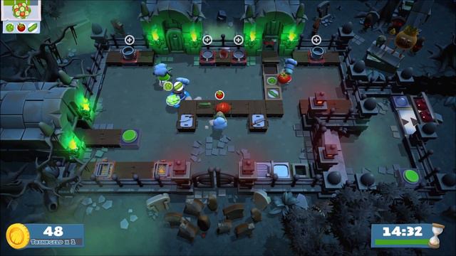 Overcooked 2 Story Coop Gameplay deutsch смотреть онлайн