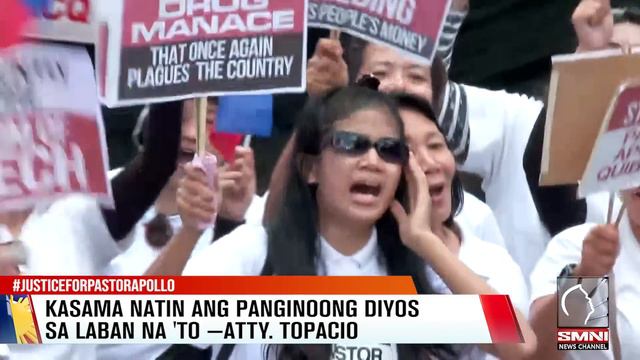 FULL SPEECH | Kasama natin ang Panginoong Diyos sa laban na ito —Atty. Ferdinand Topacio смотреть онлайн