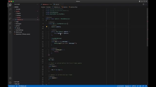 1 Control Unity from Python WITHOUT mlagents смотреть онлайн