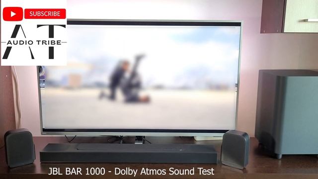 JBL BAR 1000 SOUNDBAR Dolby Atmos Sound Test смотреть онлайн