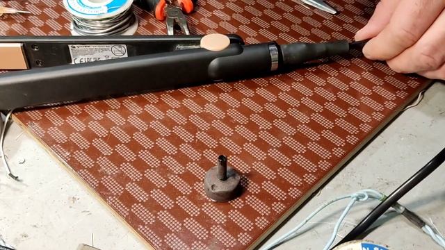 Колгоспний ремонт плойки. UR5YW made. смотреть онлайн