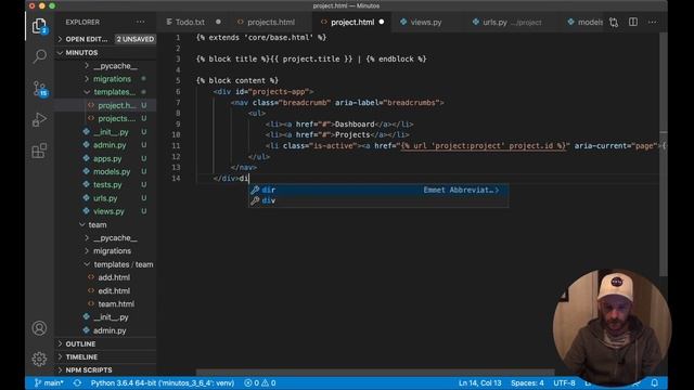 Projects/Tasks - Building a time tracking SaaS using Django and Vue - Part 4 (Django Tutorial) смотреть онлайн