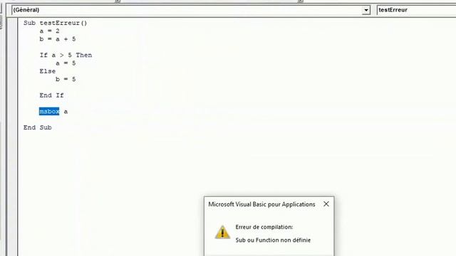 COMPRENDRE ET CORRIGER LES ERREURS DE VBA [#29 FORMATION EXCEL VBA COMPLETE] смотреть онлайн