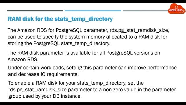 09.RAM disk for the stats temp directory смотреть онлайн