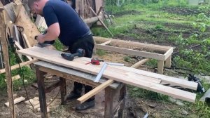 Шезлонг из дерева своими руками