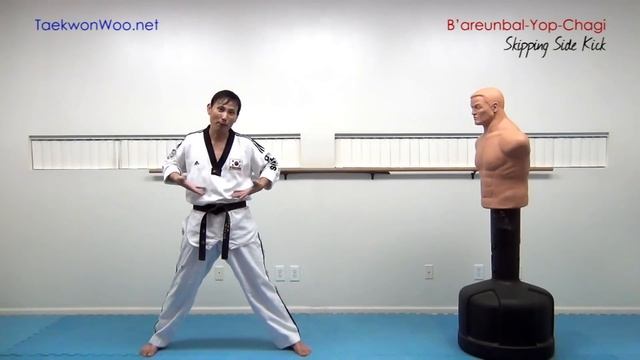 Taekwondo Skipping Side Kick Tutorial | TaekwonWoo How to смотреть онлайн