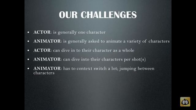 Acting For Animators With Monsters, Inc. Animator