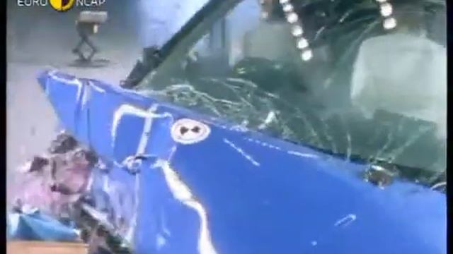 Краш тест Ford Fiesta MkVI 3dr 2002 (E-NCAP) смотреть онлайн
