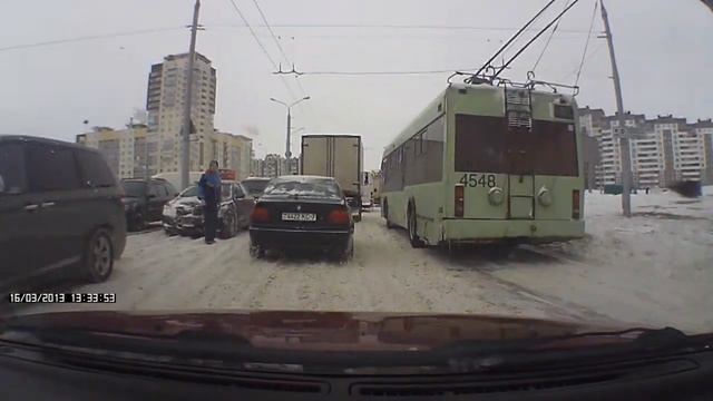 Последствия Хавьера 16 марта 2013, г Минск, ул Лобанка смотреть онлайн