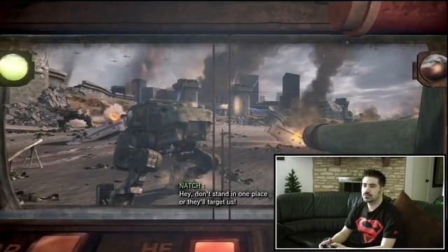 AngryJoe Plays Steel Battalion Kinect смотреть онлайн