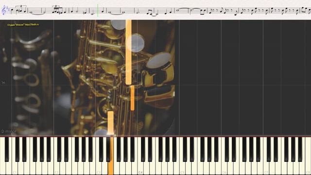 Осенние листья - Ив Монтан (Ноты, Saxophone cover) смотреть онлайн