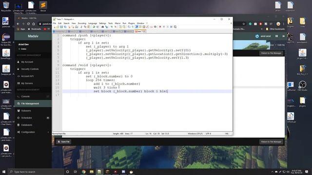 Coding a Trolling plugin in Minecraft (/push, /void, /launch) смотреть онлайн