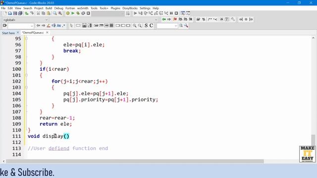 Implementation of Priority Queue using array in C | Pritesh D. Patel | [in Hindi] смотреть онлайн