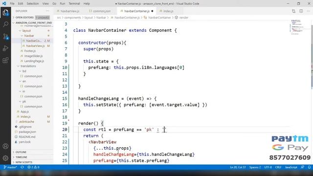 #8 Navbar Language Translation - Front End - Amazon Clone MERN Stack - Hindi смотреть онлайн