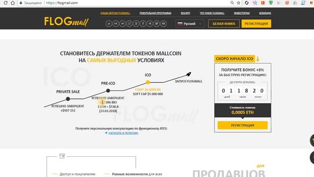 Обзор ICO Flogmall - Новшество в онлайн-коммерции! смотреть онлайн