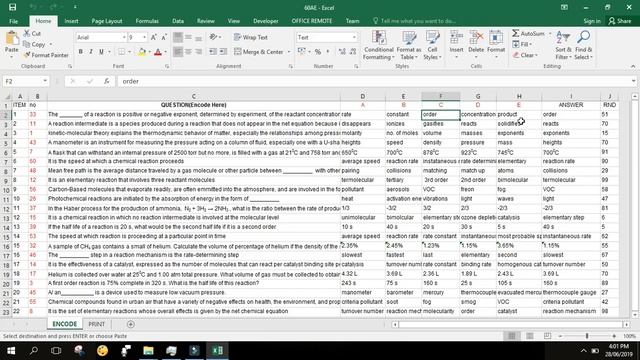 Excel vba MCQ libre na item at letter shuffler смотреть онлайн