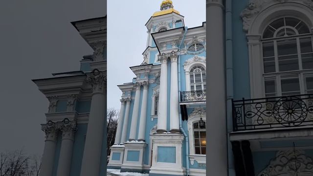 Николо-Богоявленский морской собор — один из ярчайших памятников елизаветинского барокко #питер смотреть онлайн