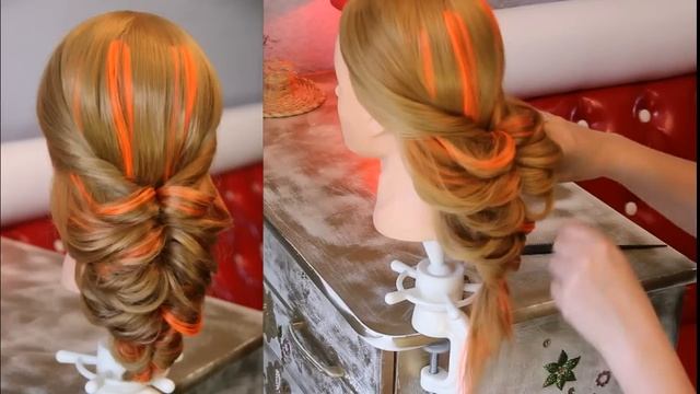 Причёска на резинках "Полёт бабочки" | Авторские причёски | Hairstyles by REM | Copyright © смотреть онлайн