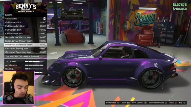 CRAZY WIDEBODY COMET CUSTOM | GTA 5 (Online) смотреть онлайн