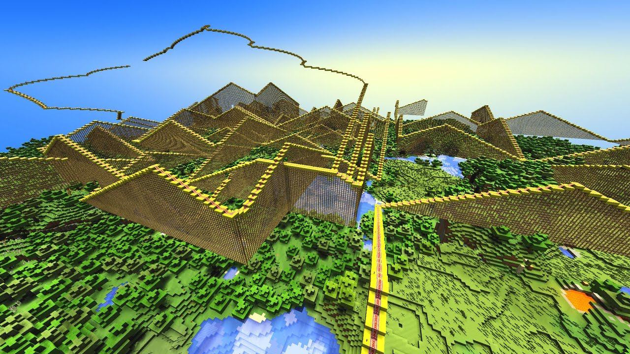 BEAUTIFUL MINECRAFT ROLLER COASTERWITH SHADERSTO MUSIK смотреть онлайн