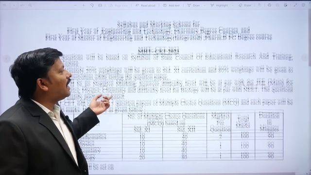 MHT-CET 2023 Syllabus Explained in Detail | Must Check : Imp Update | Dinesh Sir смотреть онлайн