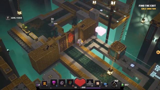 Minecraft Dungeons: Howling Peaks - Gale Sanctum Walkthrough смотреть онлайн