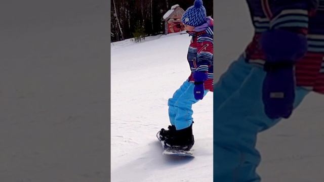 Первые шаги ? Карины на сноуборде ? DivRiK ✔