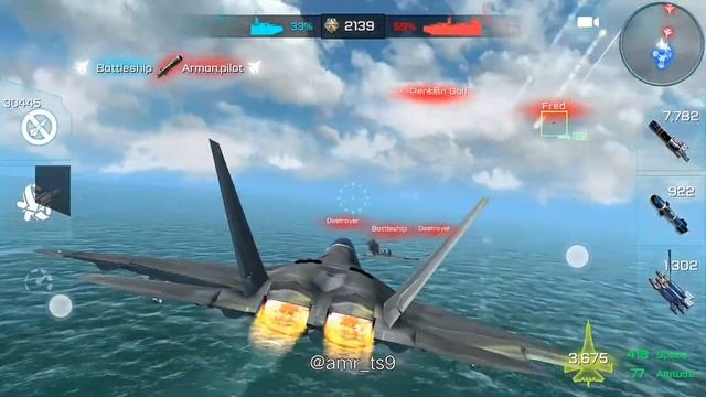 ACE FIGHTER Gameplay - F22 RAPTOR *Navy Online Operation* смотреть онлайн